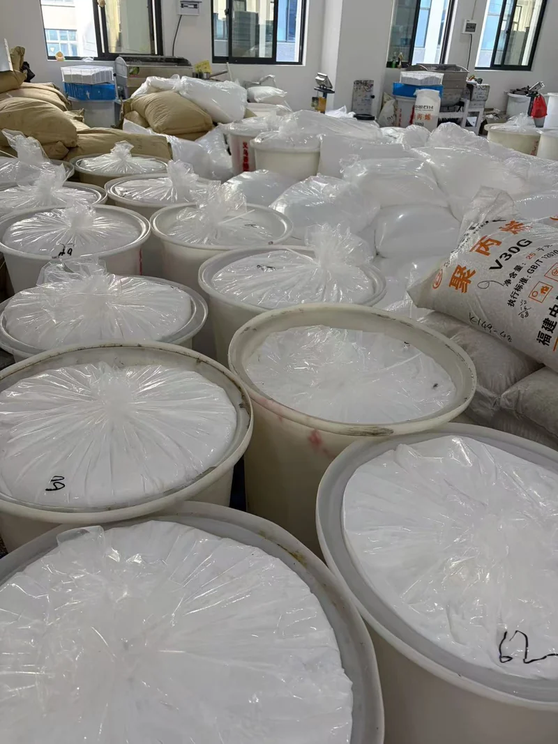 Materials stored in our workshop